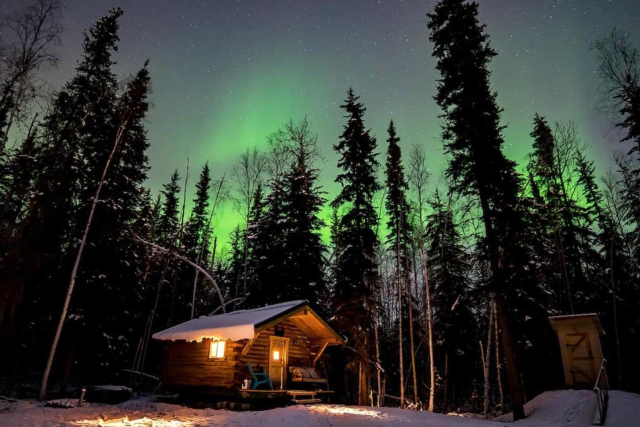 Villa Studio Log Dry Cabin| Aurora Views! à Fairbanks Extérieur photo