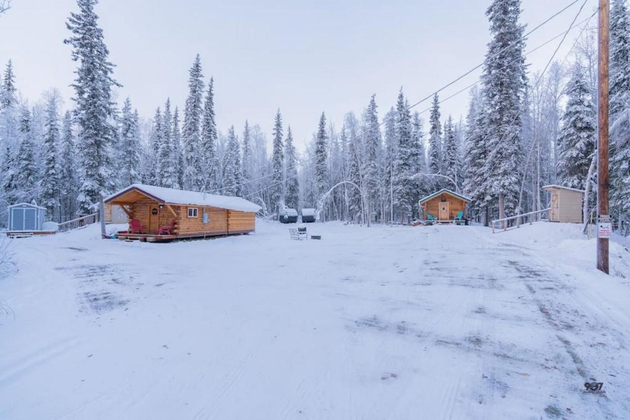 Villa Studio Log Dry Cabin| Aurora Views! à Fairbanks Extérieur photo