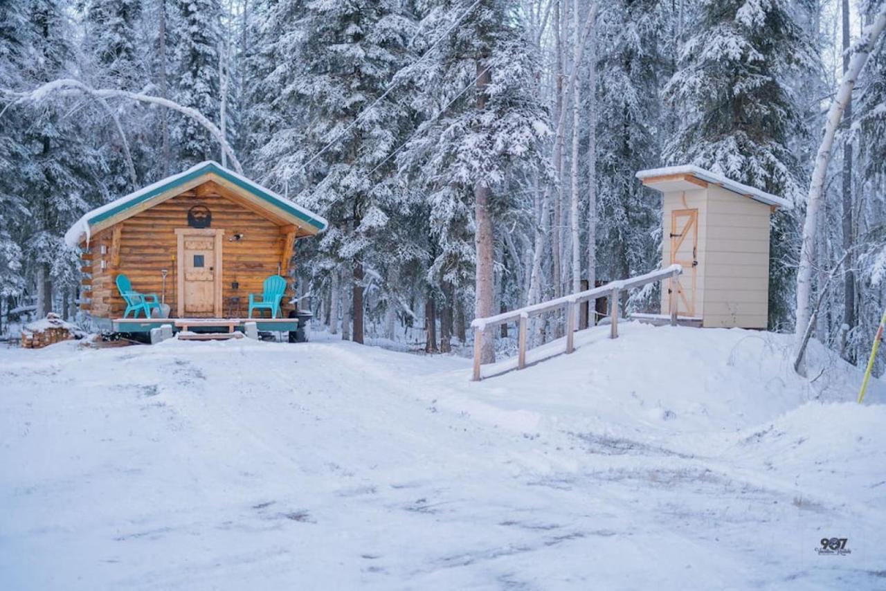 Villa Studio Log Dry Cabin| Aurora Views! à Fairbanks Extérieur photo