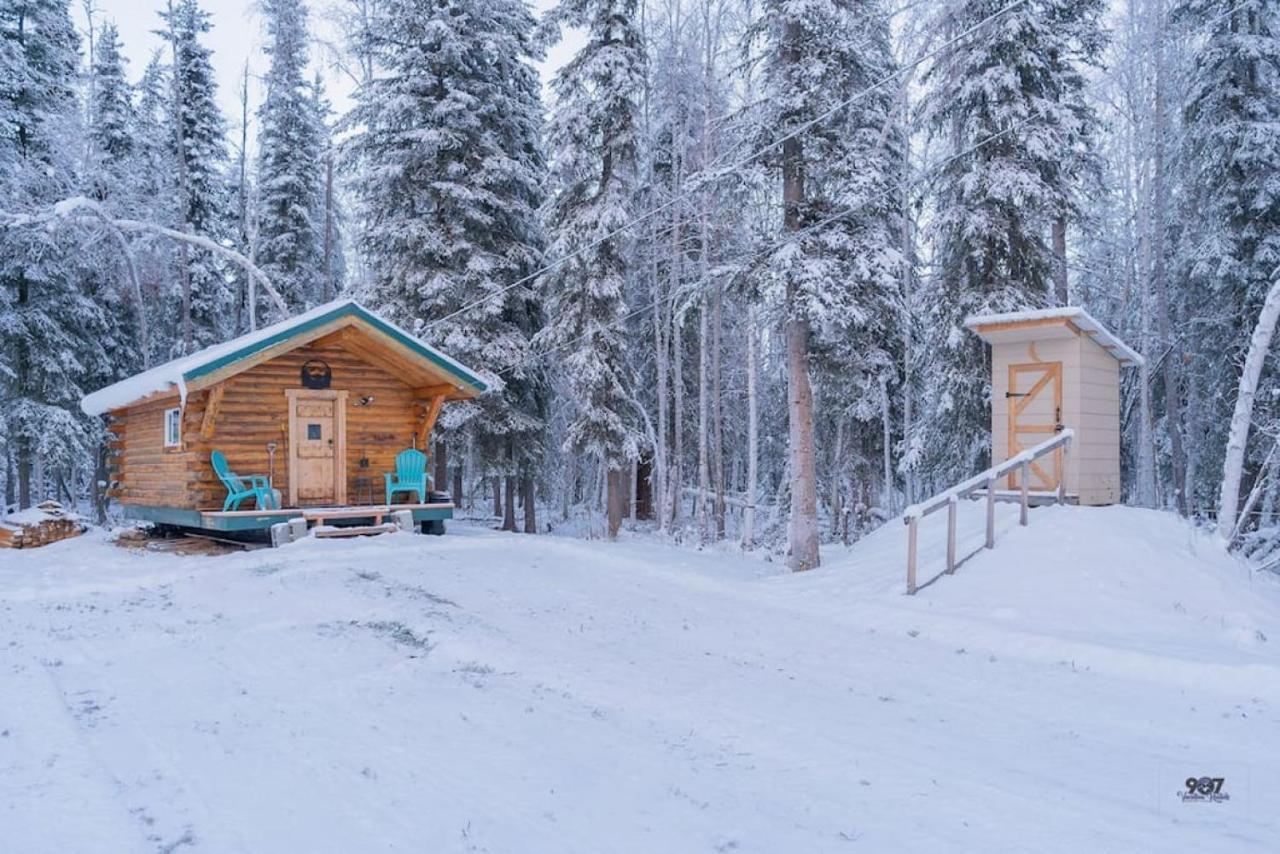 Villa Studio Log Dry Cabin| Aurora Views! à Fairbanks Extérieur photo